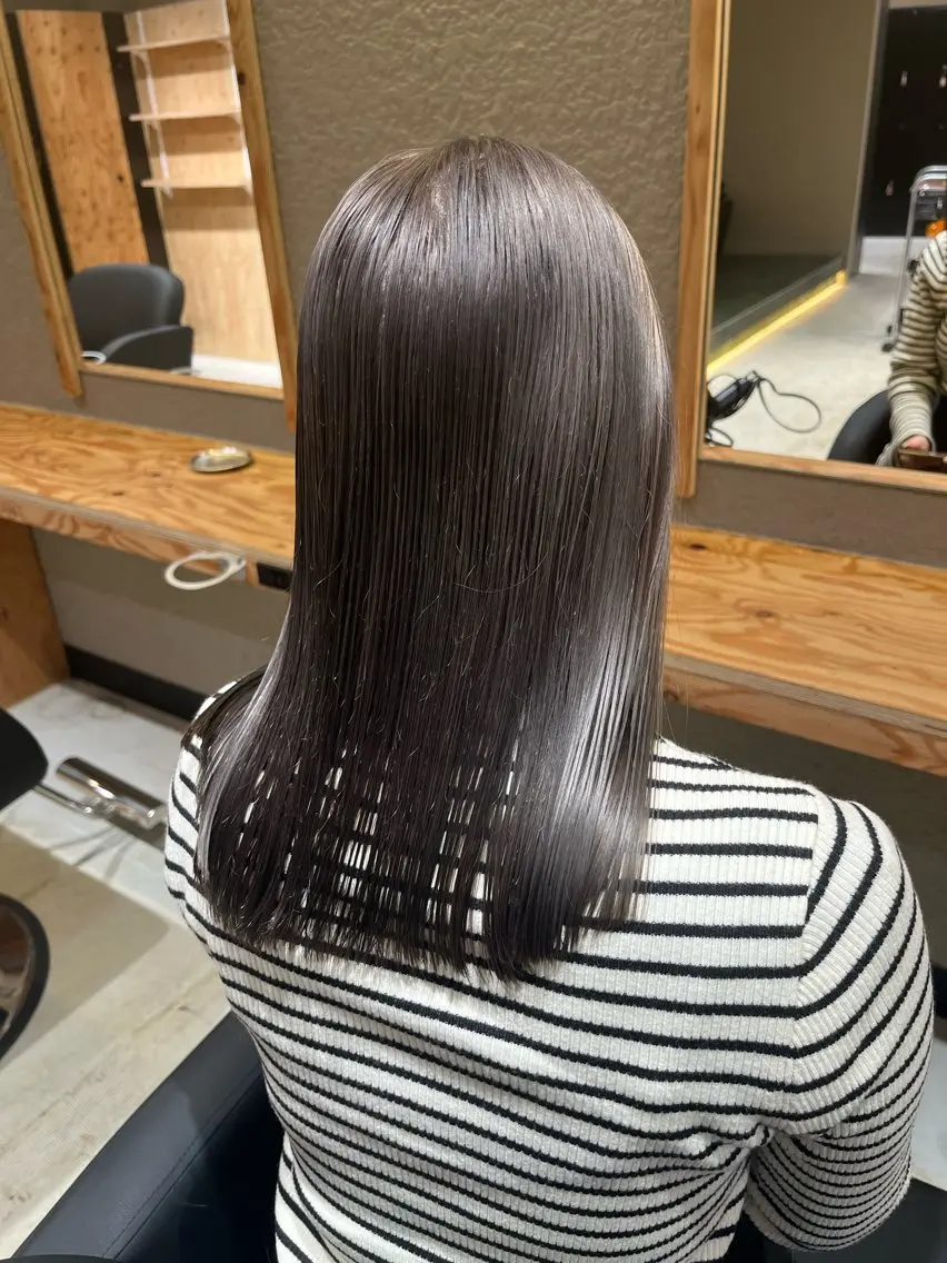 セミロング ヘアカラー トリートメント 🏅EIGHT難波/ 【店長】タモツのヘアスタイル