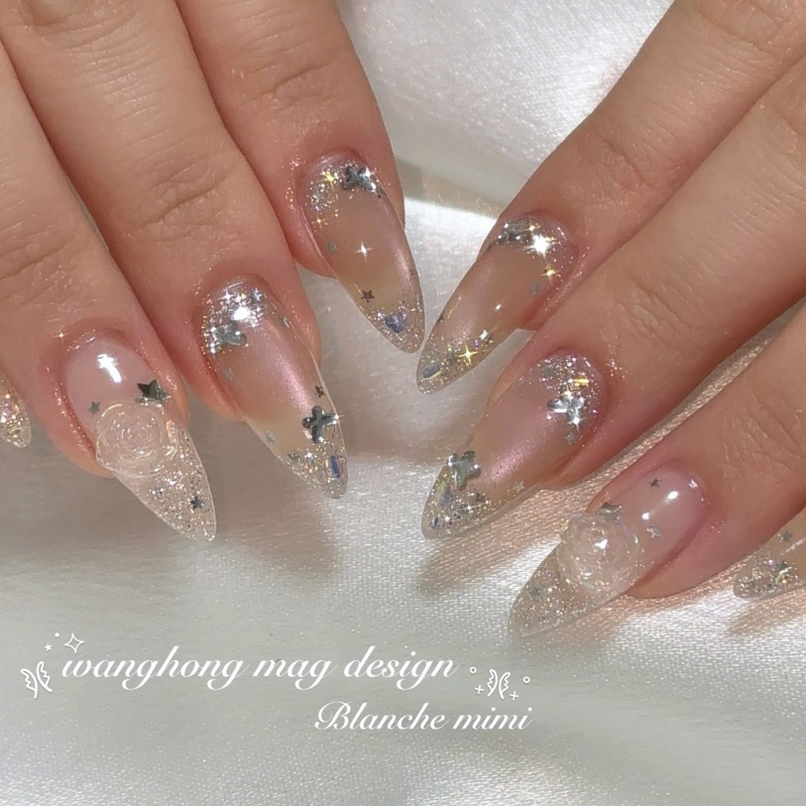 ネイル ハンドネイル Blanche mimi.u_aのネイルデザイン