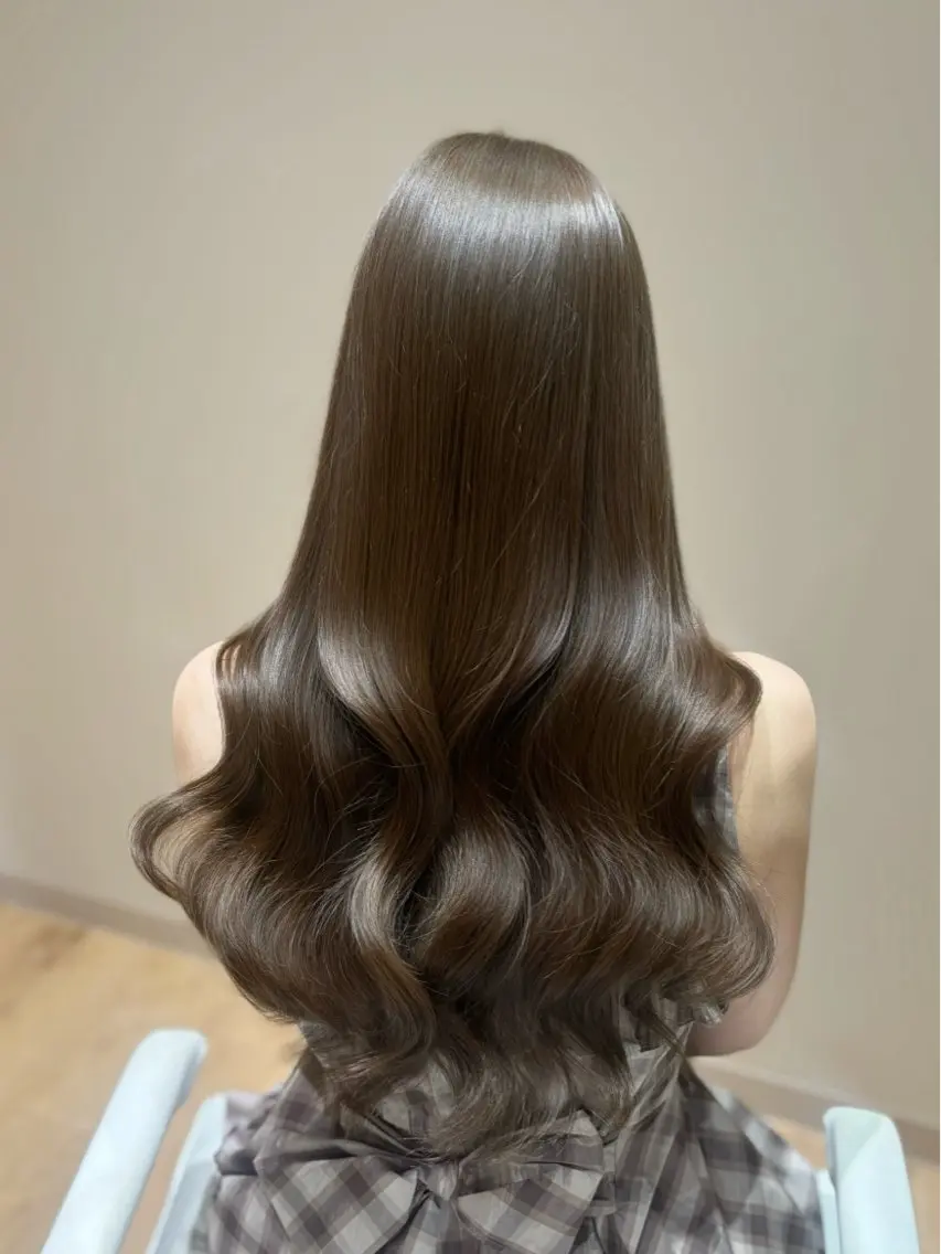 ロング カット ヘアカラー トリートメント KANON 透明感カラー🎀のヘアスタイル