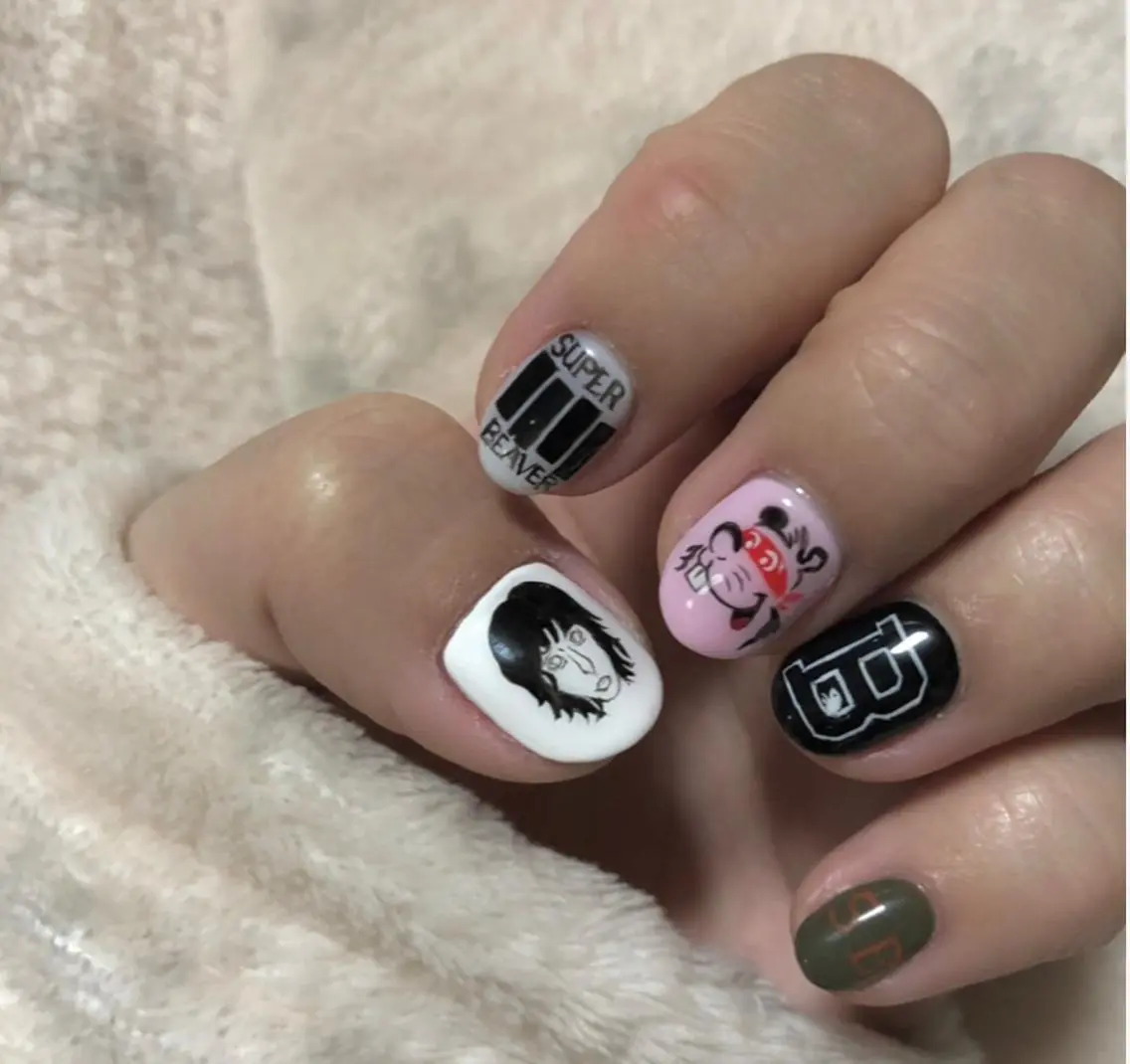 ネイル パラあり！フィルイン 美フォルムのネイルデザイン