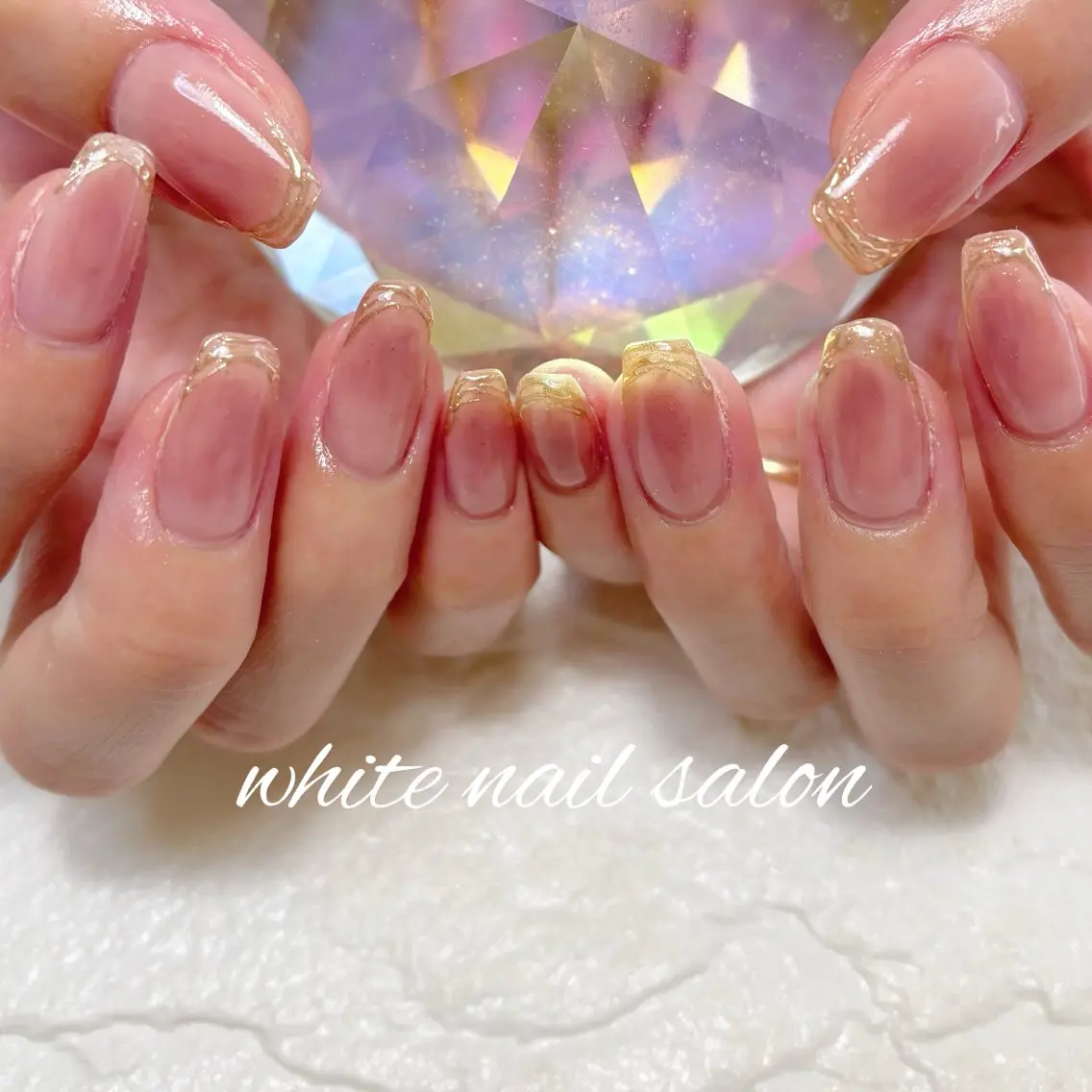 ネイル フットネイル 持ち込み ハンドネイル white nail salonのネイルデザイン