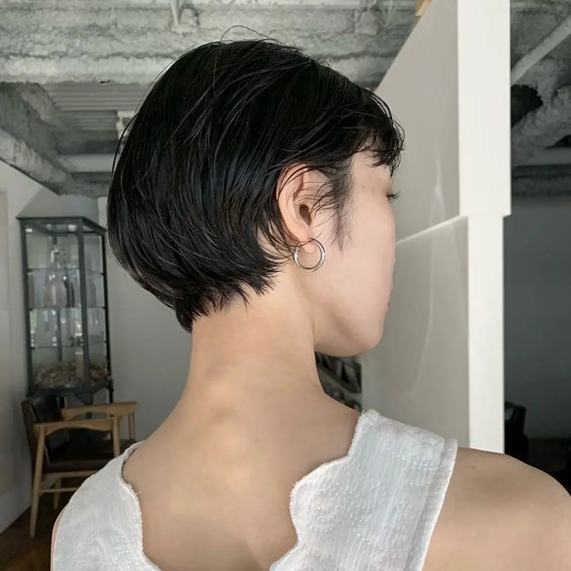 ショート 髪質改善 縮毛矯正 トリートメント 脇野 茉優のヘアスタイル