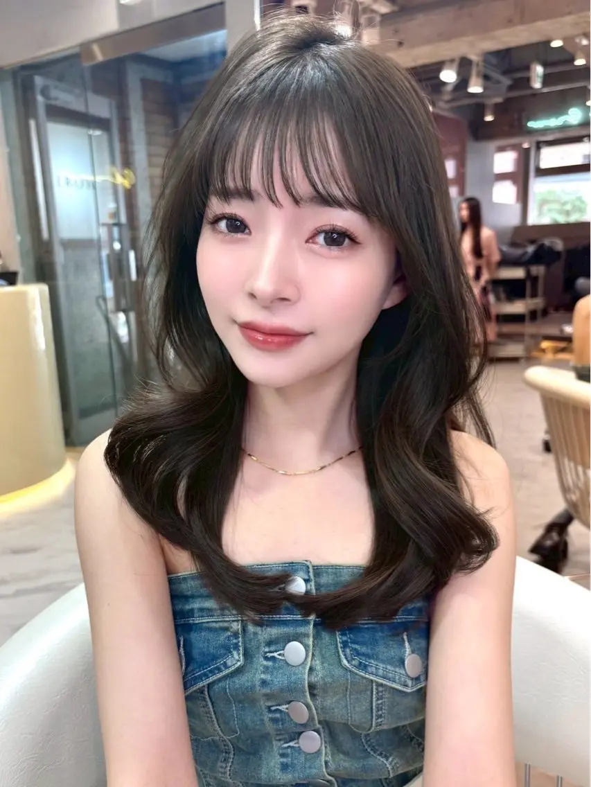 セミロング 大宮暗髪カラー🖤 レイヤー職人しょうまのヘアスタイル
