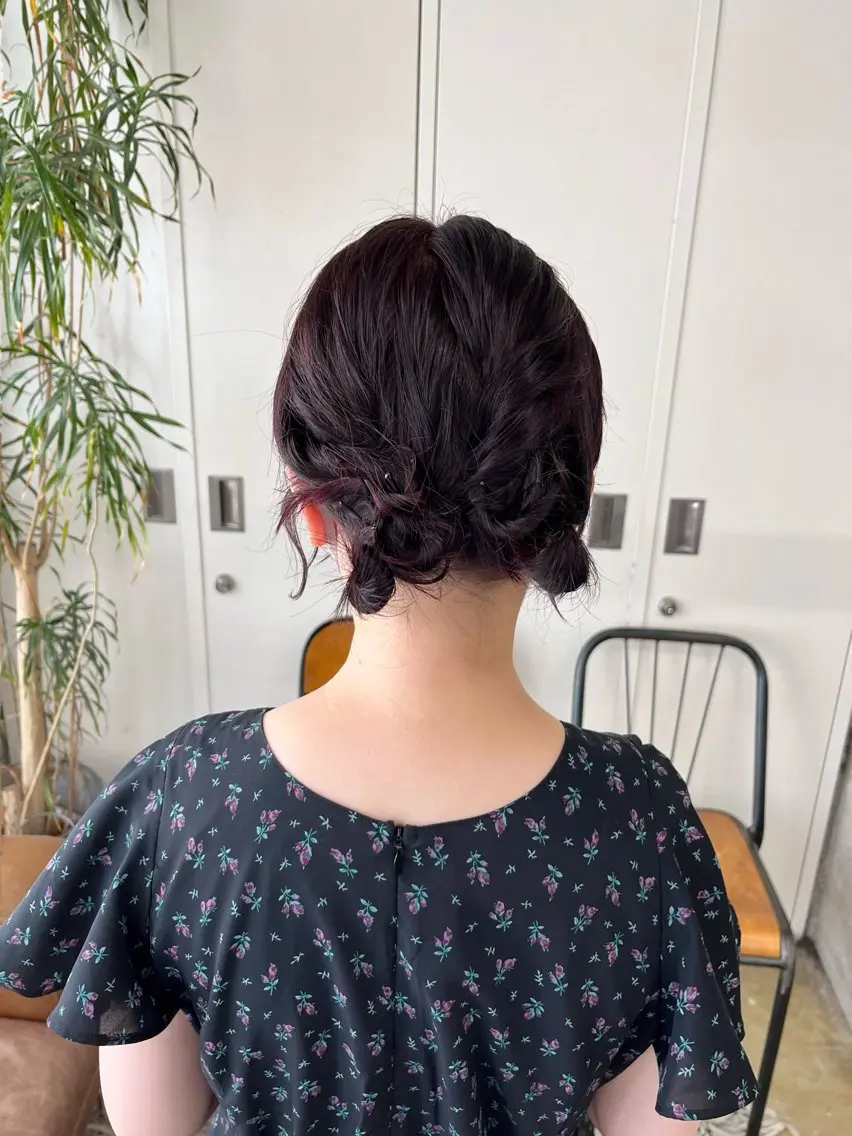 ミディアム ヘアアレンジ ヘアセット 小木曽智美 /ボブ/ショートのヘアスタイル