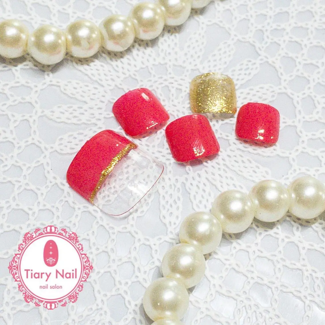 ネイル tiarynail K K🐼のネイルデザイン