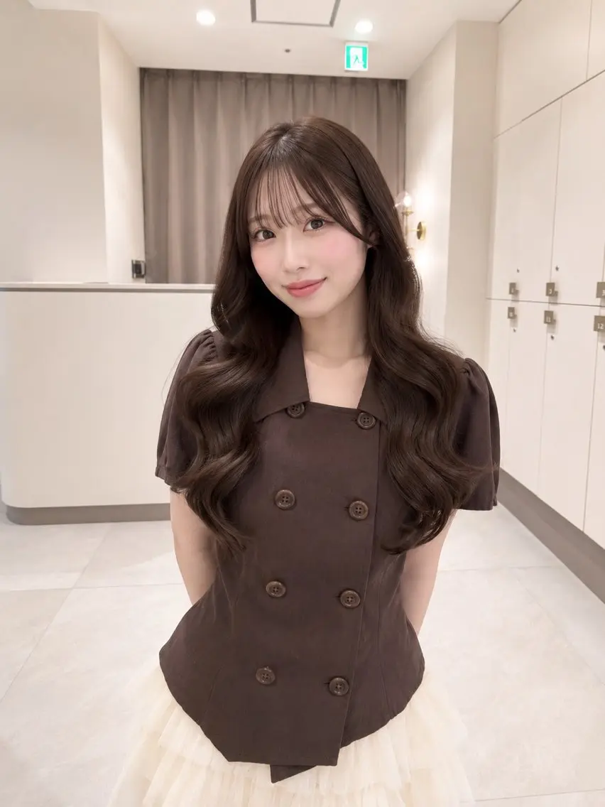 セミロング 鈴木 彩莉のヘアスタイル