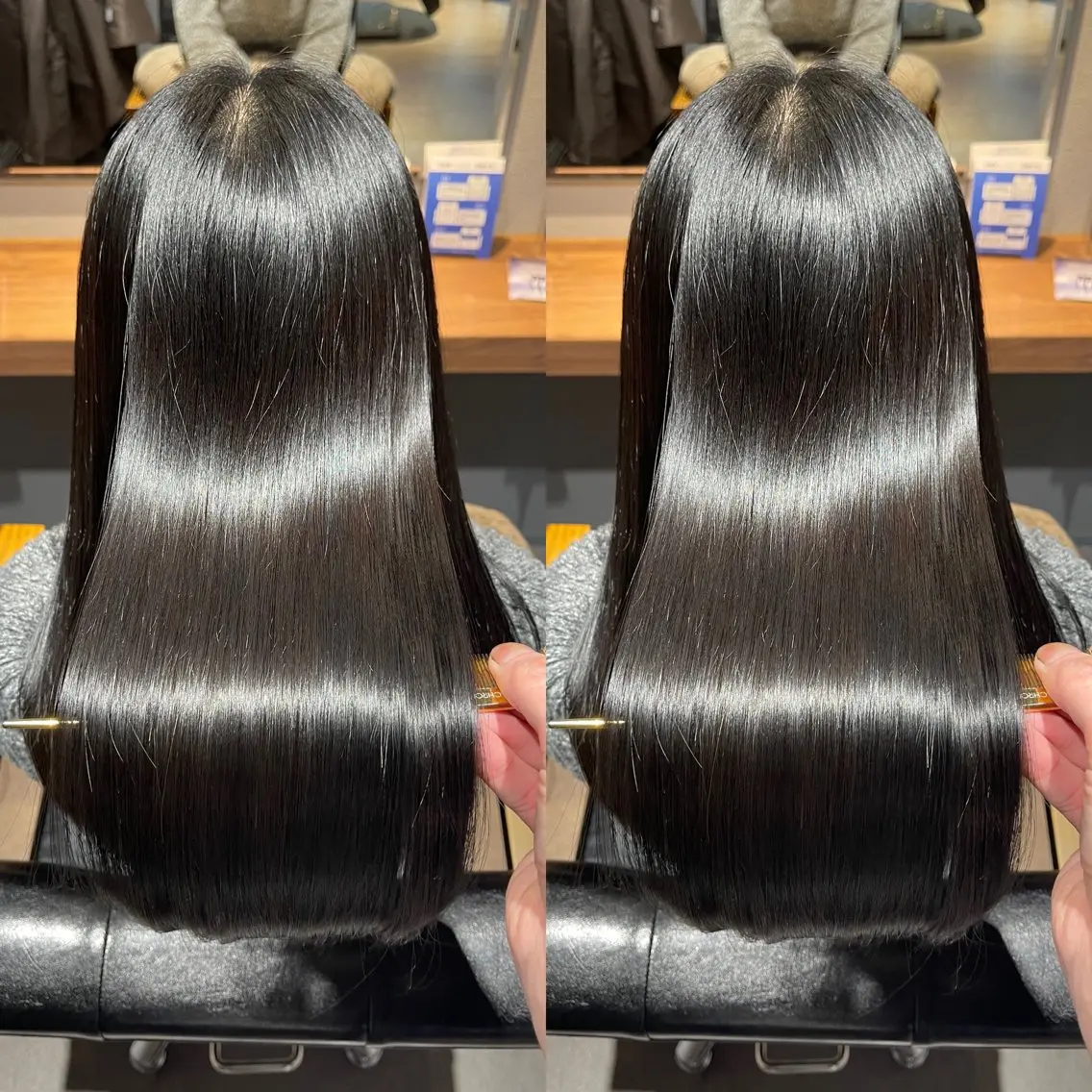 ロング 佐々木 裕一のヘアスタイル