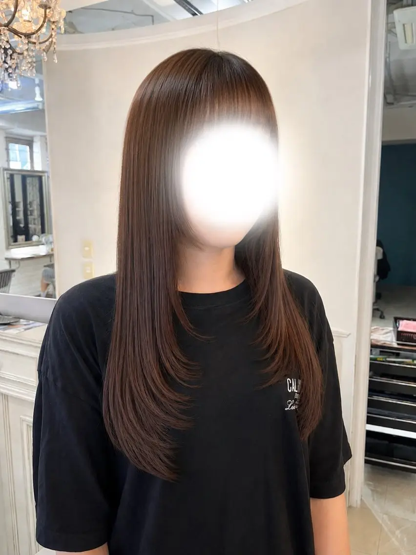 ロング レイヤーカット カット トリートメント 兒玉/艶カラー/ 髪のお悩み相談😌のヘアスタイル