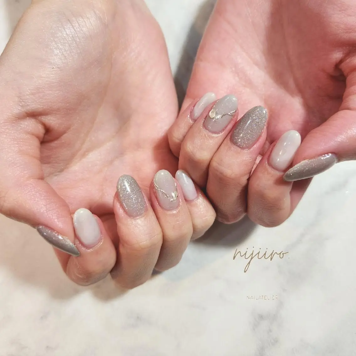 ネイル ハンドネイル nijiiro🌈 サトウのネイルデザイン