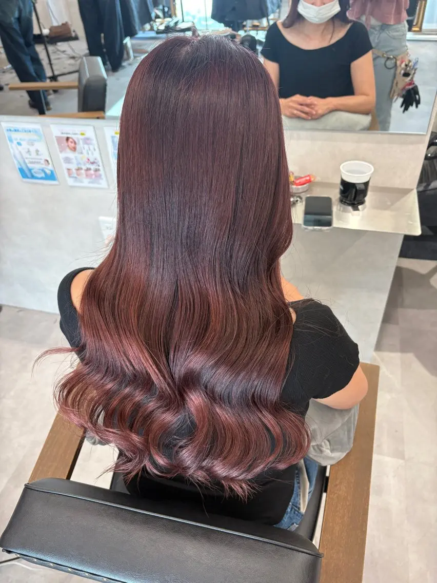 カラー ヘアカラー ピンクカラーアレンジ 🩷AYANA🩷のヘアスタイル