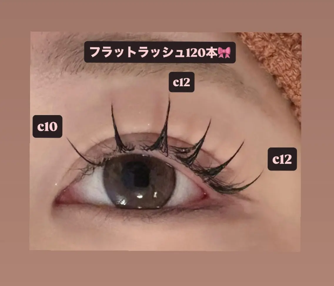 マツエク・マツパ 束感まつ毛 フラットラッシュ マツエク 🎀ROAR🎀 SAYAのマツエク・マツパデザイン