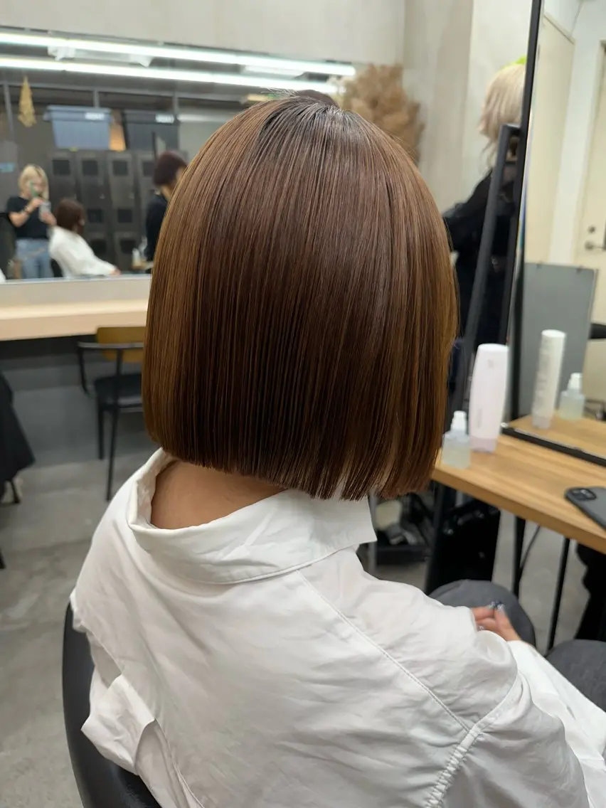 🌟美髪矯正🌟カット+プレミアム髪質最善縮毛矯正+髪質改善トリートメントの写真