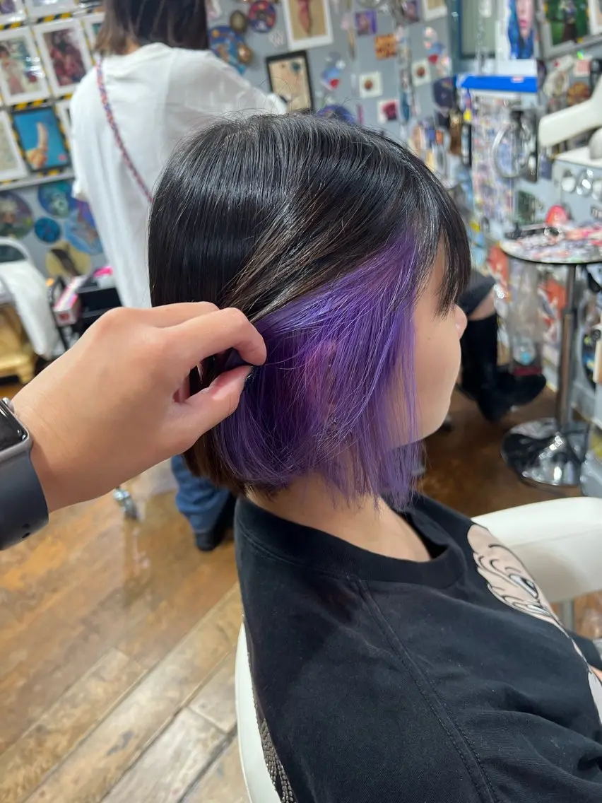 ミディアム カラー メンズ カット ヘアカラー KOYA ｺﾔのヘアスタイル