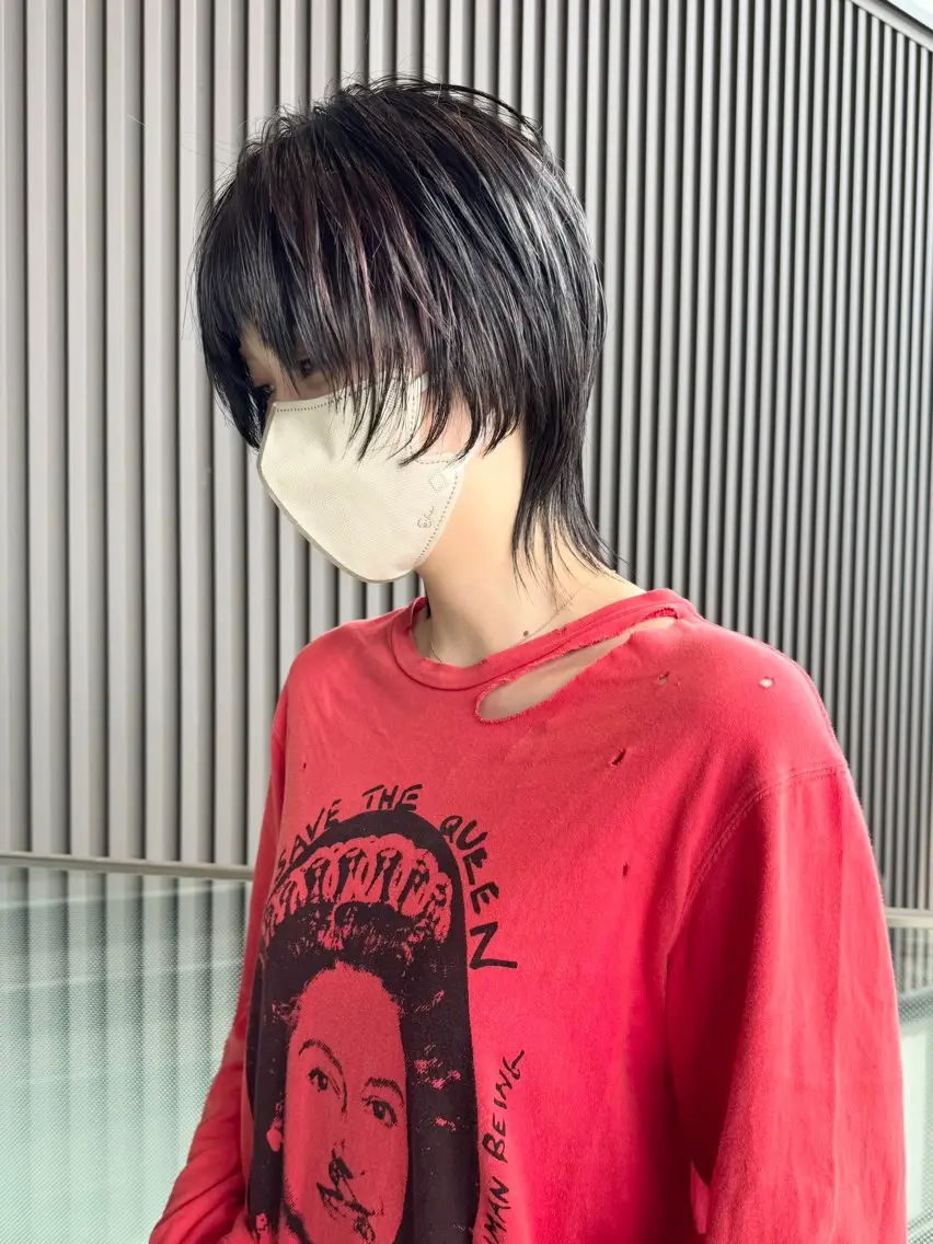 ショート ショートヘア ウルフカット 佐野 怜也のヘアスタイル