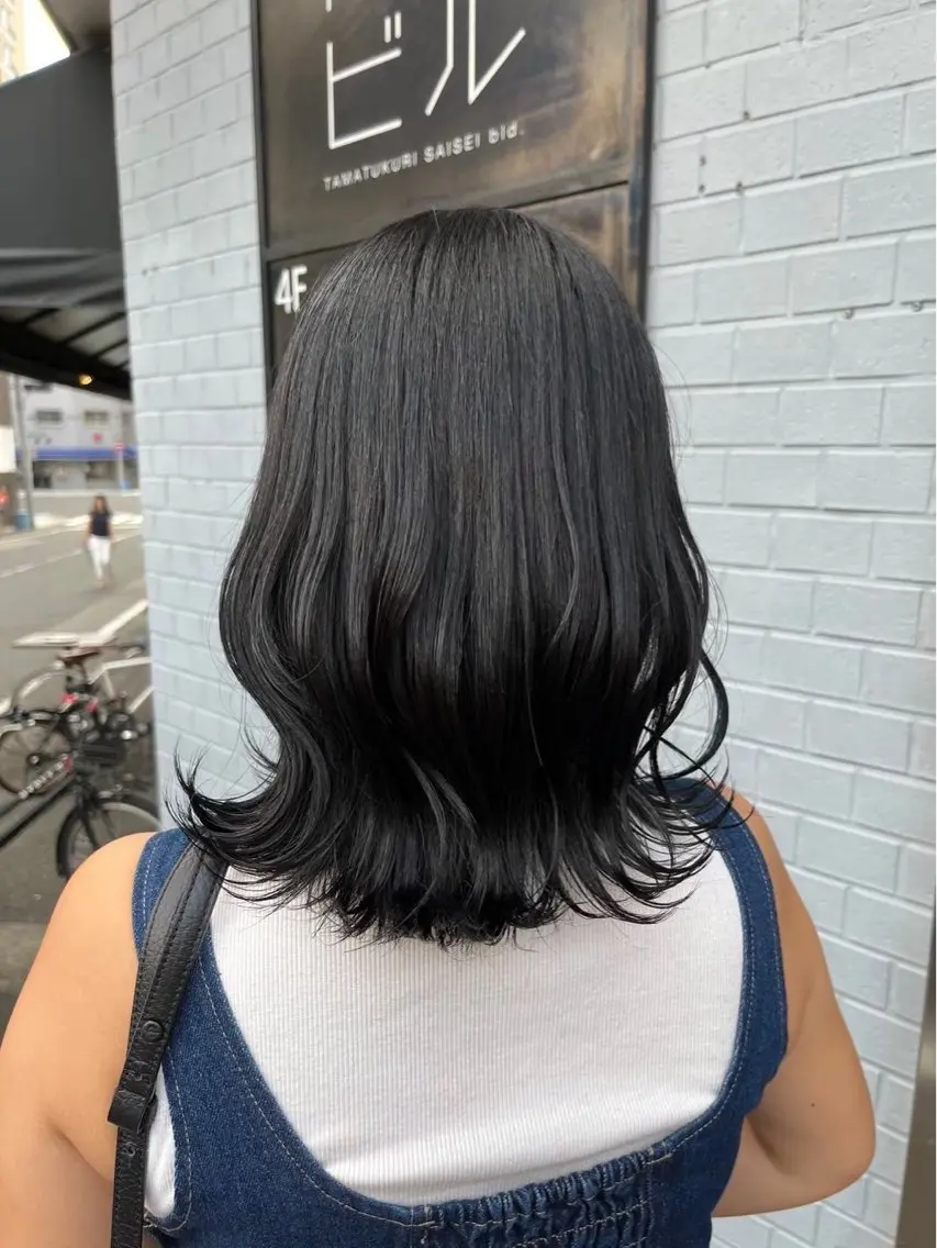 ミディアム ヘアカラー 柿本ひな / カラーモデル様募集中のヘアスタイル