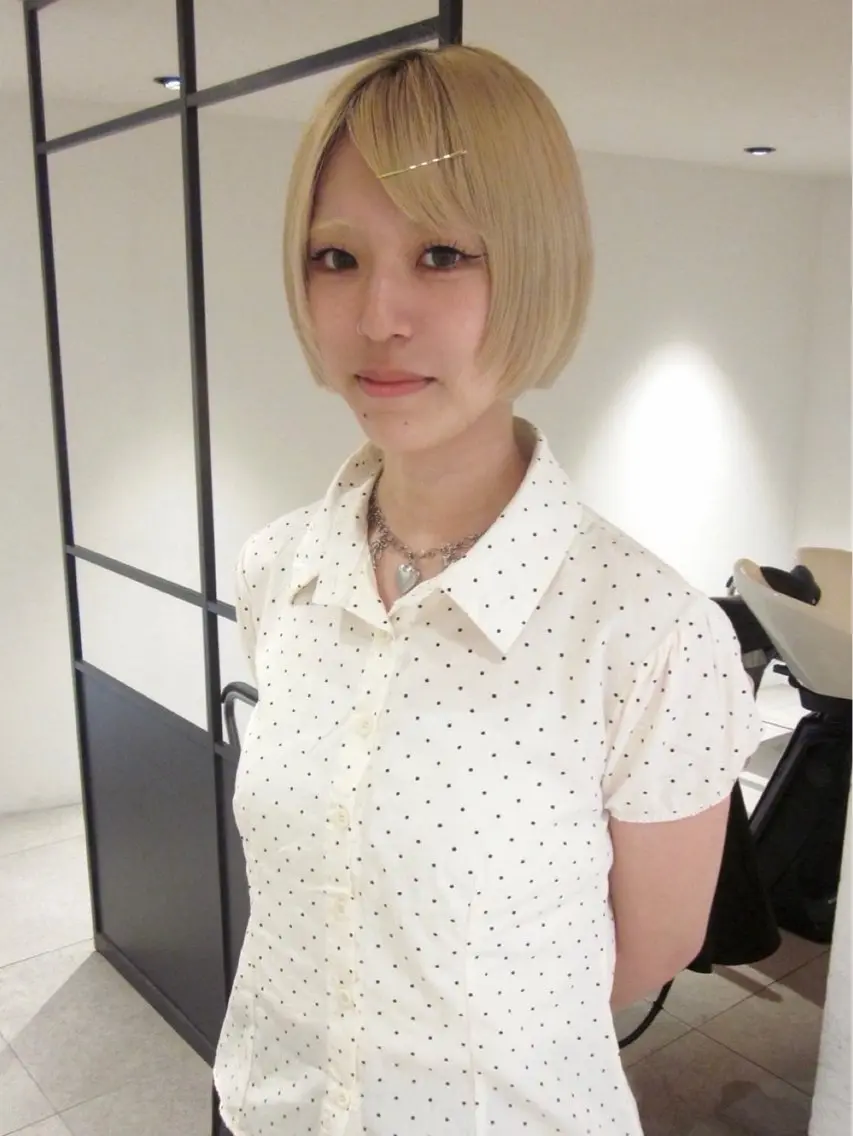 ショート yuka | 京都 |カットモデル🧁♡のヘアスタイル