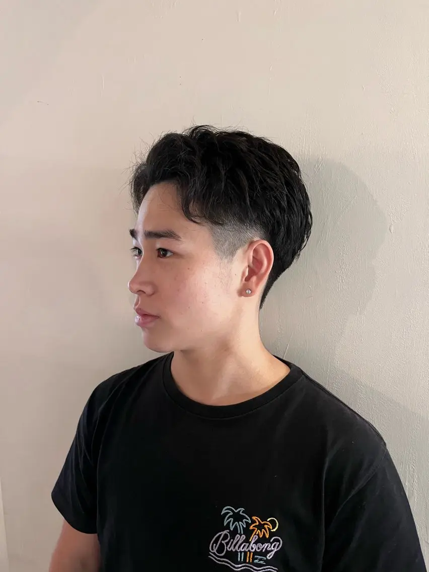 ショート メンズ カット トイ ハルトのヘアスタイル