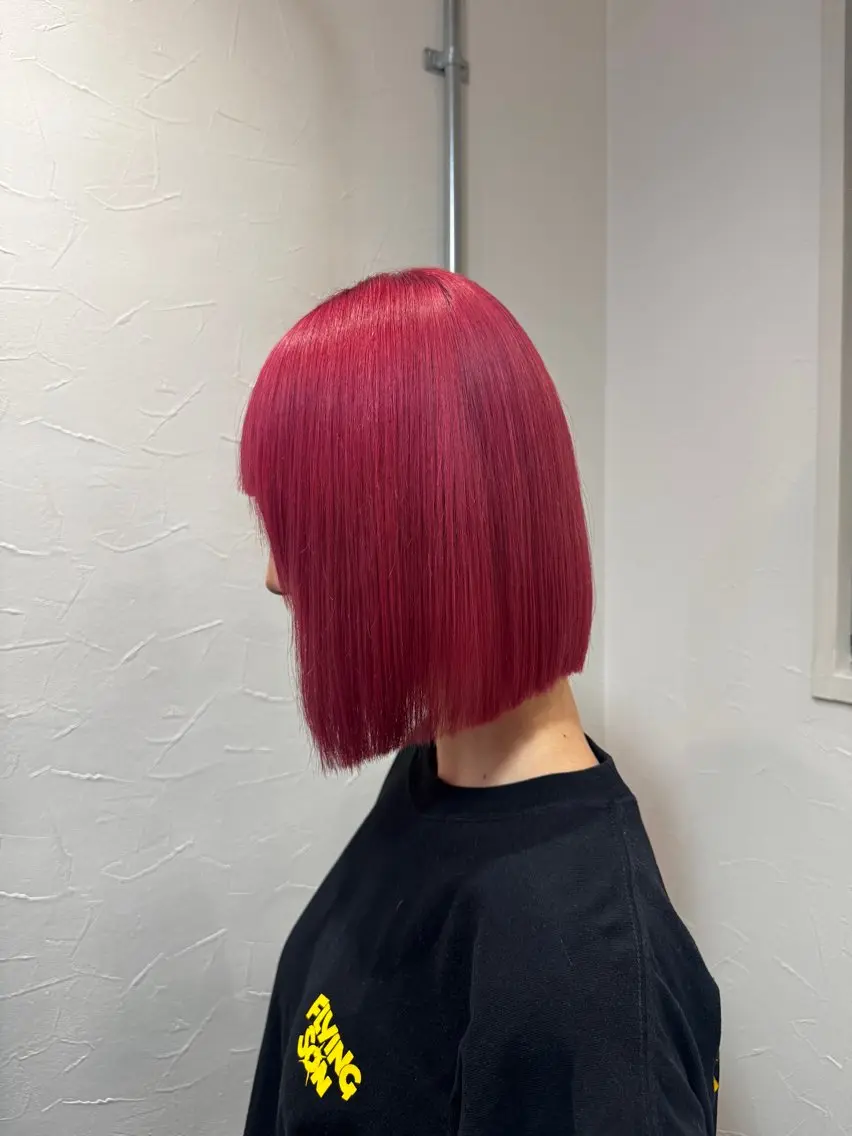 ミディアム カラー カット ヘアカラー トリートメント マンツーマン施術/ ダブルカラー/アリサのヘアスタイル