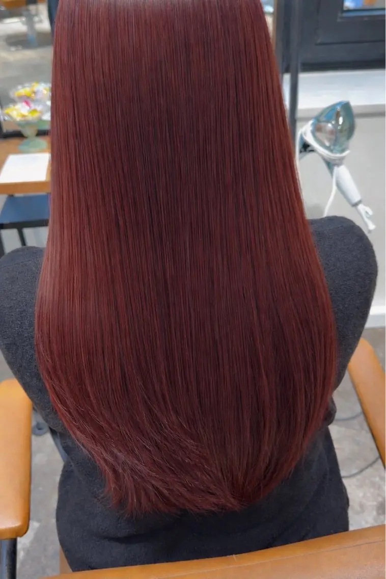 ロング ヘアカラー 透明感/暖色カラー いっきのヘアスタイル