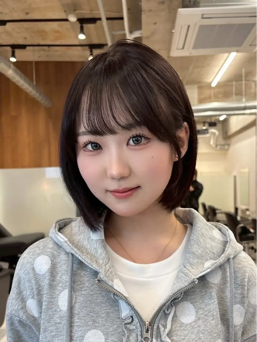 ショート 縮毛矯正 トリートメント ☘️Merak 🐈‍⬛Harunaのヘアスタイル