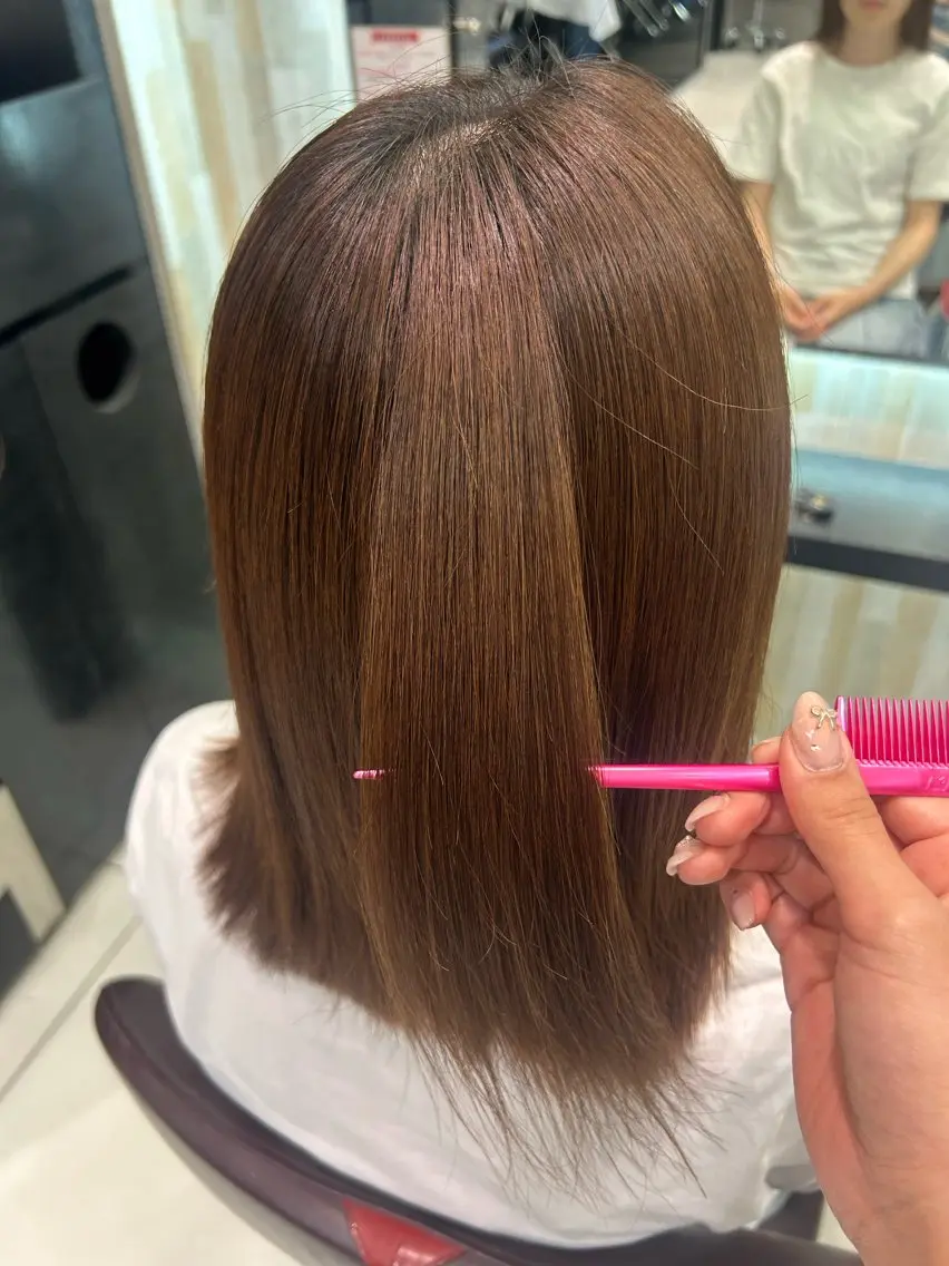 ミディアム トリートメント EARTH平塚 🎀白石 りおん🤍のヘアスタイル