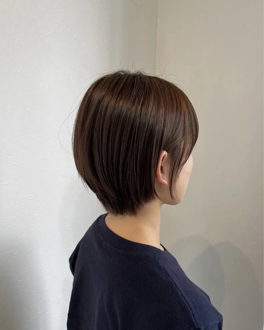 ショート くびれヘア ショートヘア annuy. miyuu💫のヘアスタイル