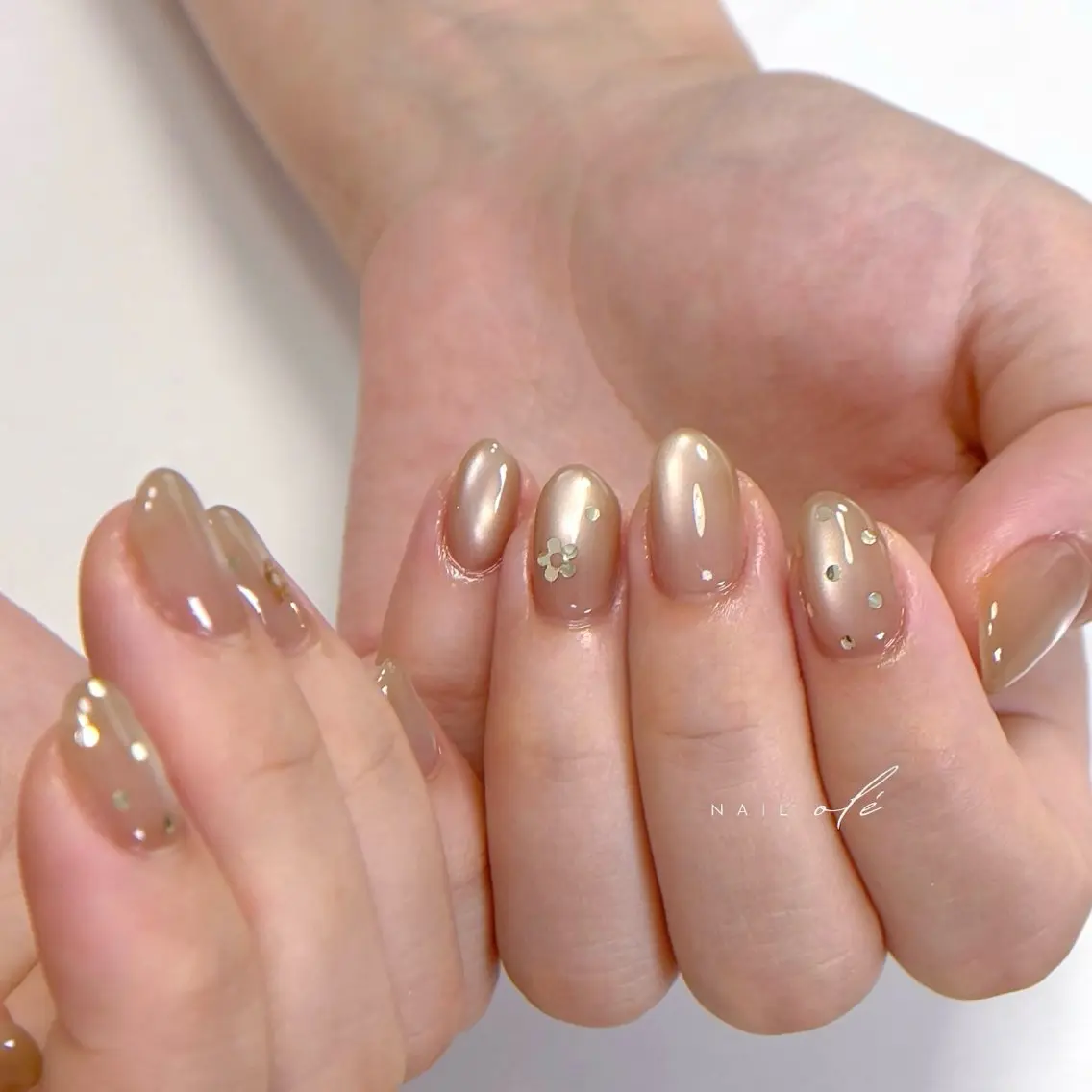 ネイル マグネットネイル オフィスネイル シンプルネイル ハンドネイル NAIL oleのネイルデザイン