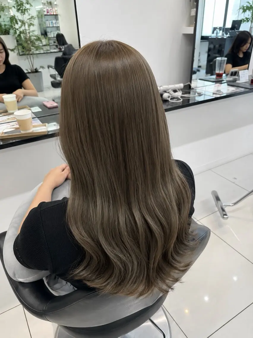 ロング カラー ヘアカラー ブリーチなしWカラー /アレンジ/ユウミのヘアスタイル