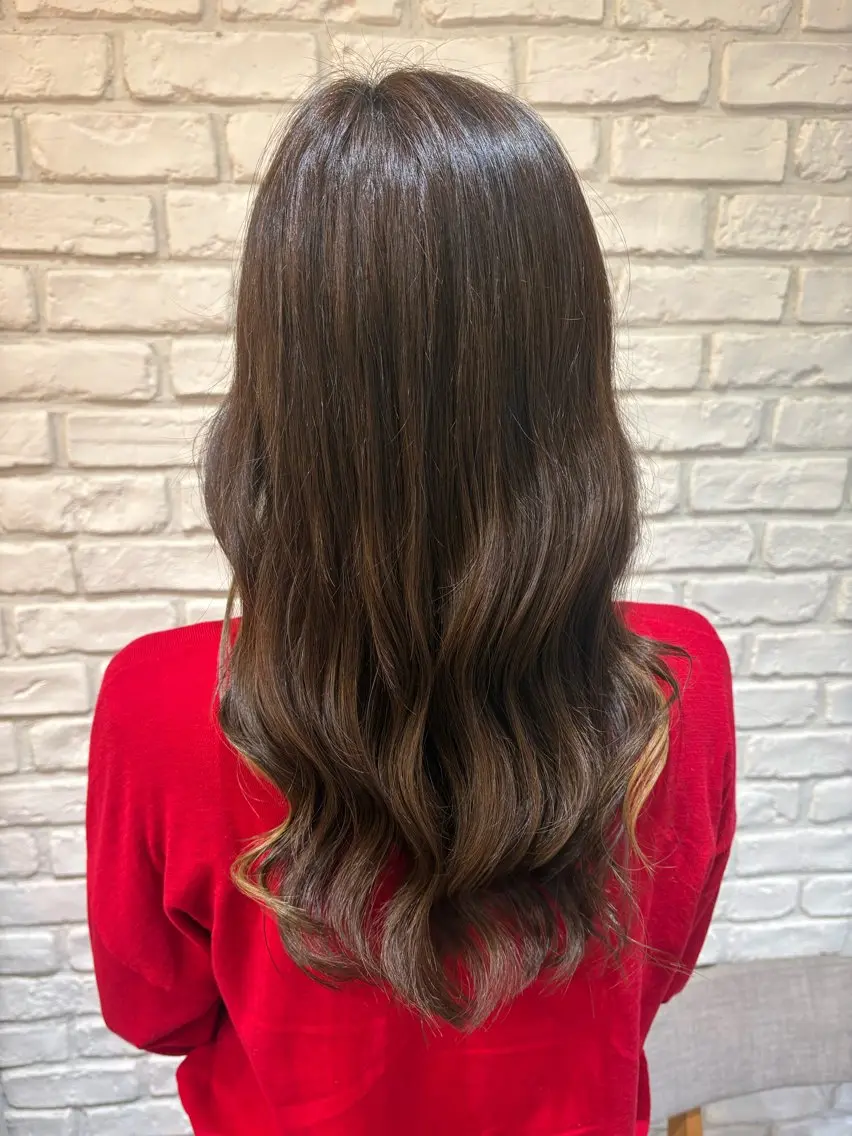 ロング り このヘアスタイル