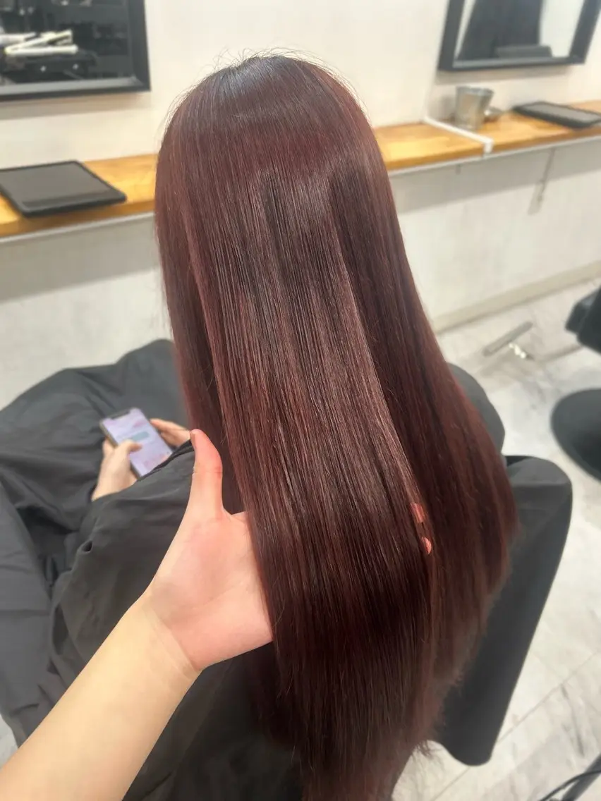 カラー ヘアカラー あべ みゅうのヘアスタイル