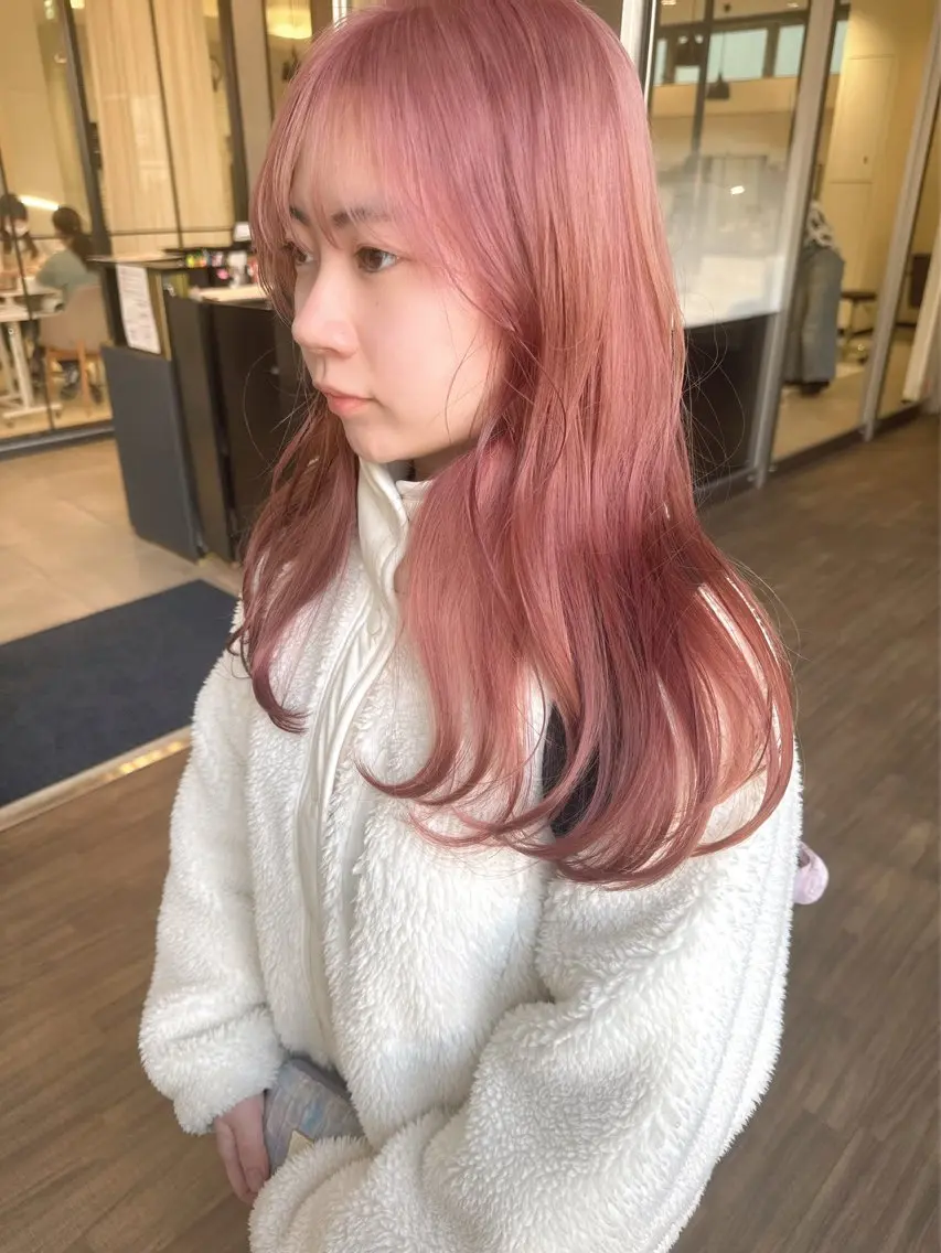【ハイトーン】ケアブリーチダブルカラー+クイックTRの写真