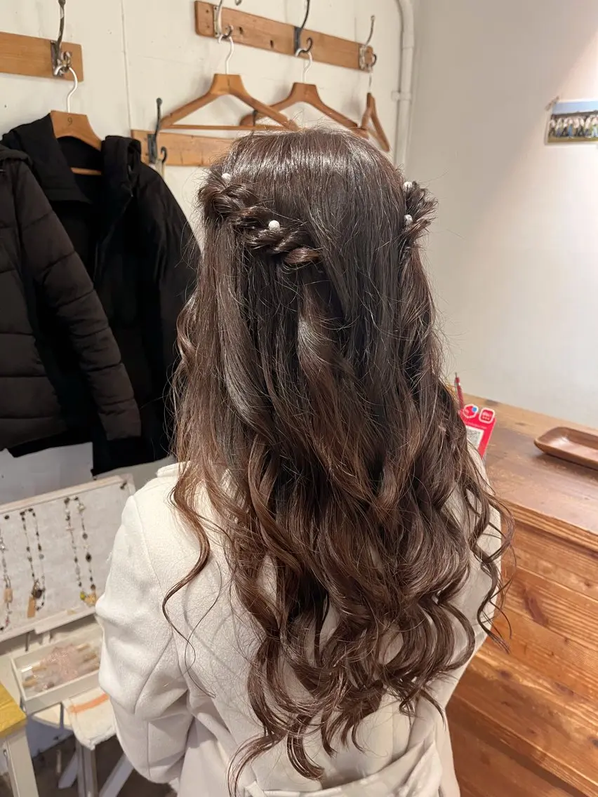 ロング ヘアセット 大塚 陽彩のヘアスタイル