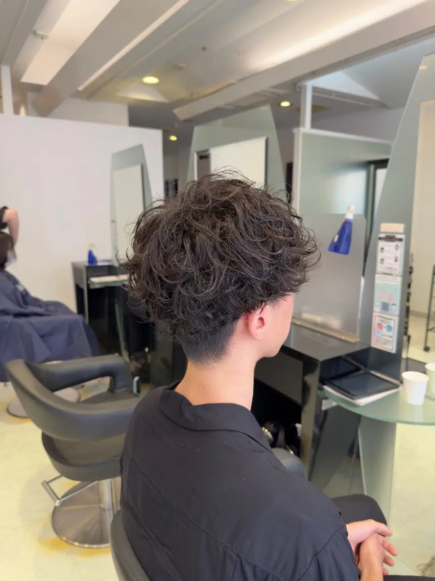 ショート パーマ メンズ カット パーマ MURATA KOHEIのヘアスタイル