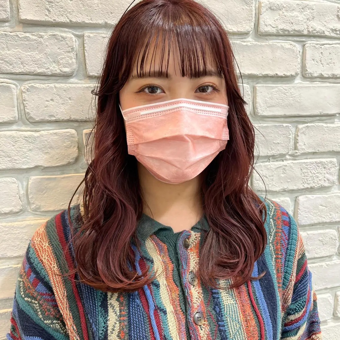 セミロング カラー ラベンダーカラー ピンクカラー ピンクラベンダー SOYON 🤍CHIZU🤍.のヘアスタイル