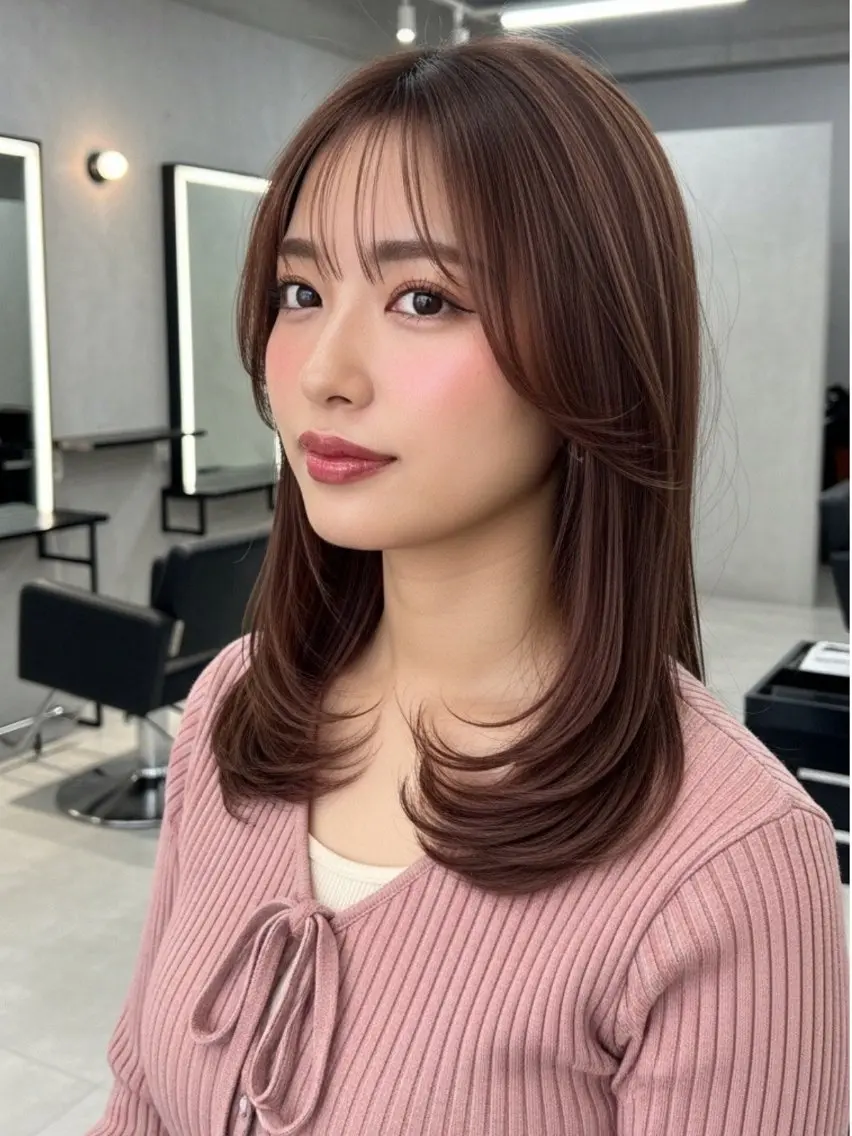 ミディアム 似合わせボブ✖️ 韓国レイヤー✨小関のヘアスタイル