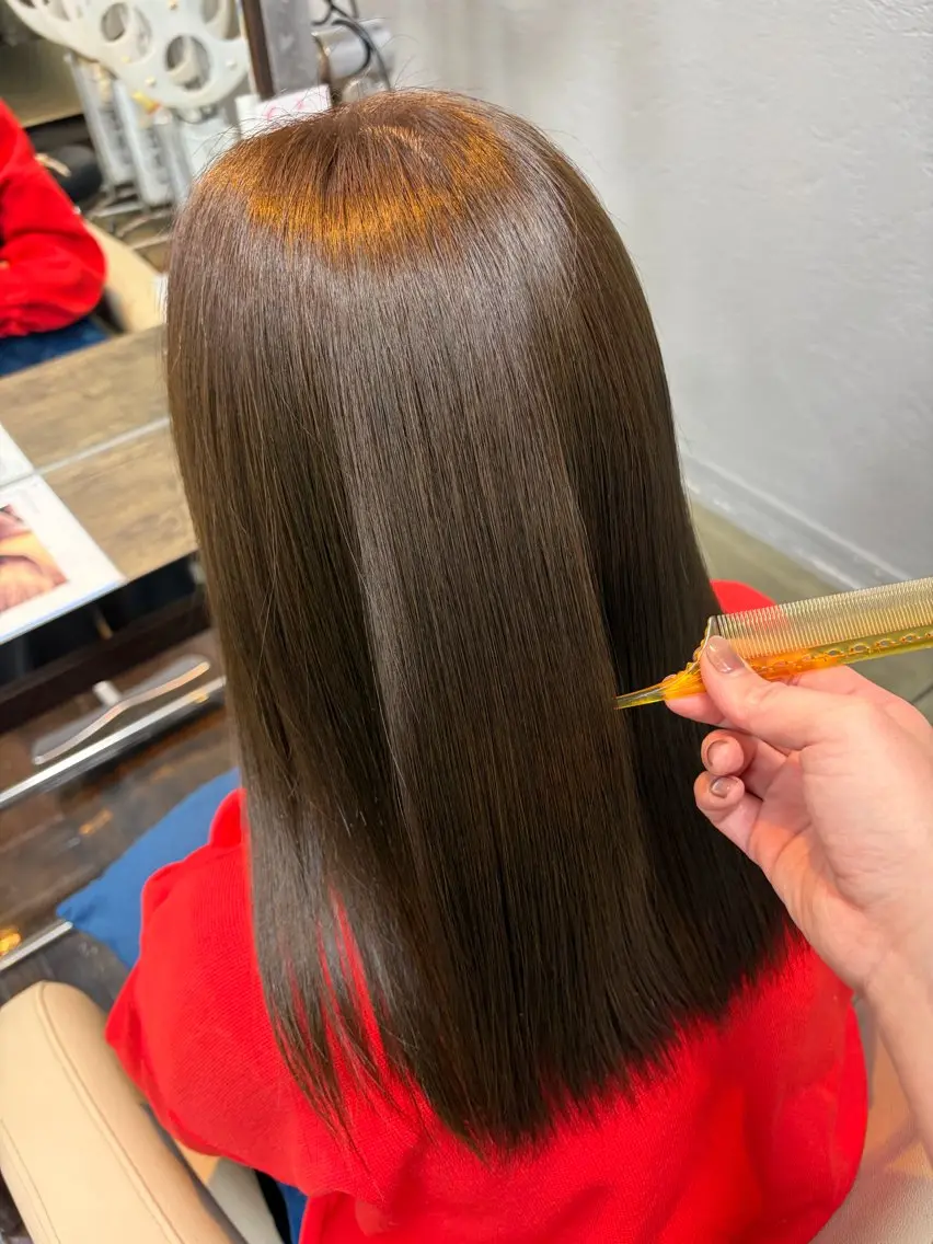 セミロング カット ヘアカラー <髪質改善>河野 🍑AVANCE.のヘアスタイル