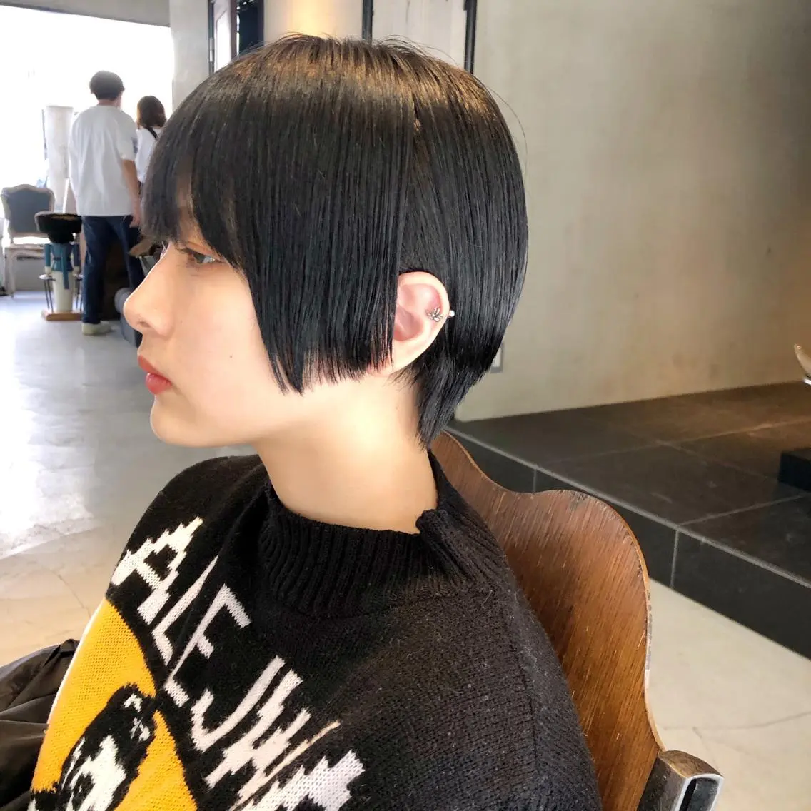ショート カット すきバサミを使わない カット✂️✨郡司泰之のヘアスタイル