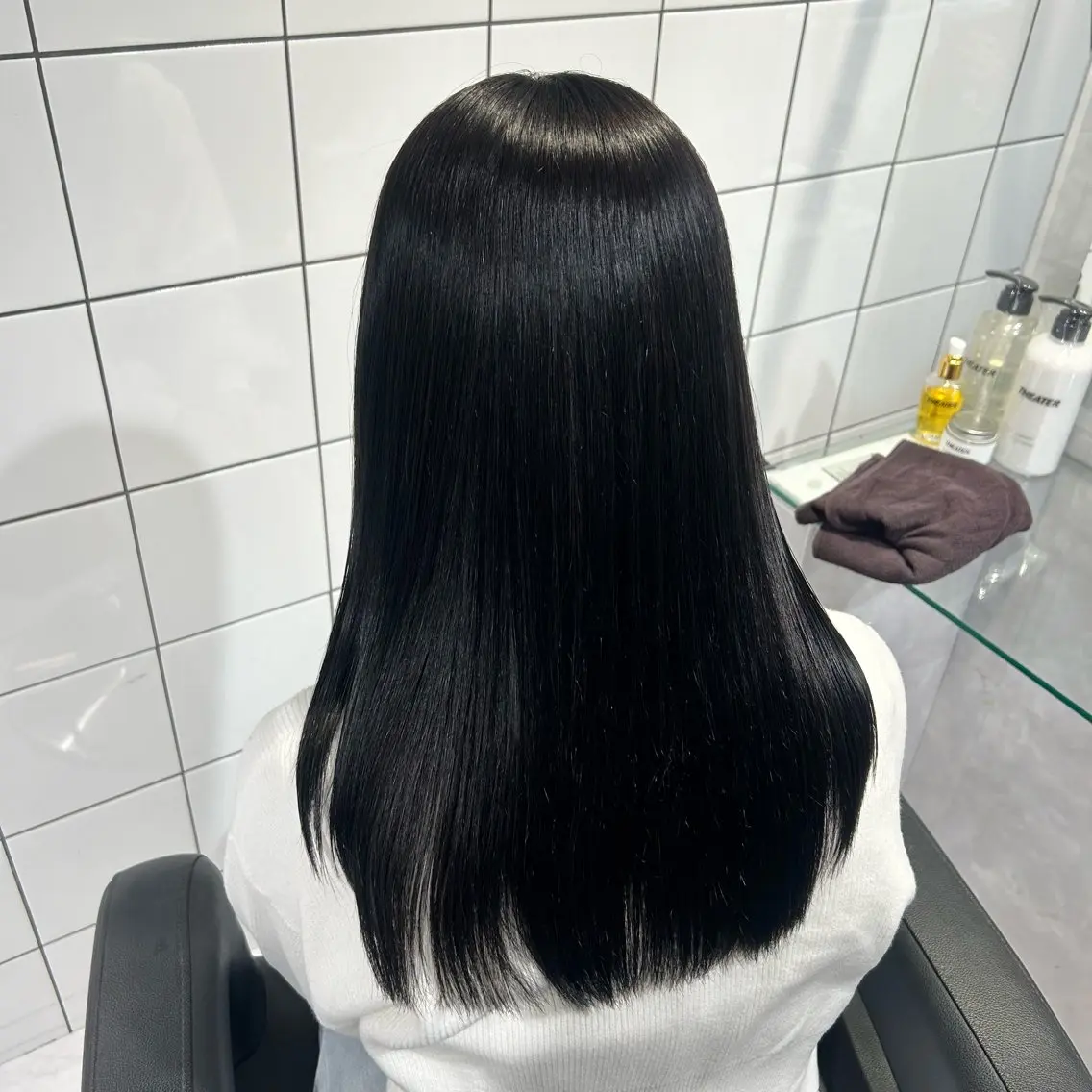 ロング カラー カット ヘアカラー トリートメント 表参道/透明感カラー /暗髪/ジュキヤのヘアスタイル