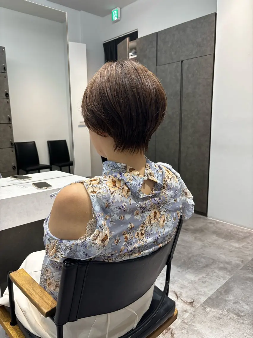 ショート カット 門崎未依/レイヤー/ メンズカット🪿🌼のヘアスタイル