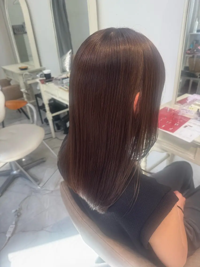 ミディアム カラー 1日空き◎艶髪 misatoのヘアスタイル