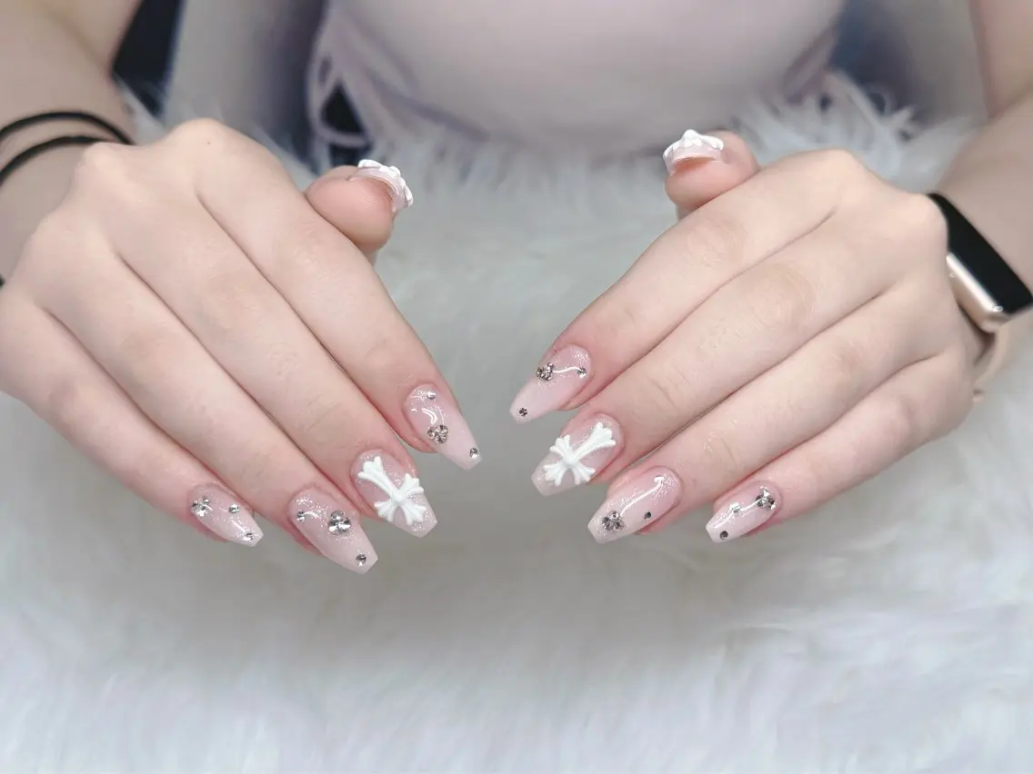 ネイル ジェルネイル 韓国ネイル シンプルネイル ワンホンネイル ハンドネイル GOHOUBI Nail 心斎橋店のネイルデザイン