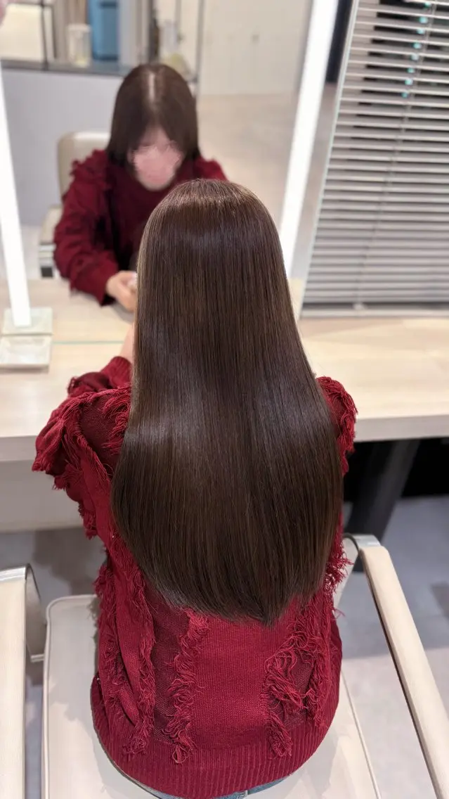 ブリーチなしWカラー➕プレミアムトリートメント🤎の写真