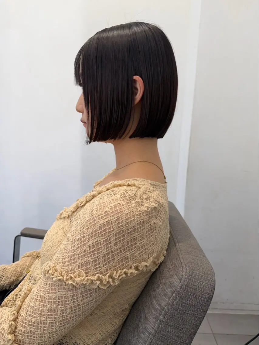 【🍀人気メニュー🍀】🫧ぷつっとボブカット+シャンプー🫧の写真