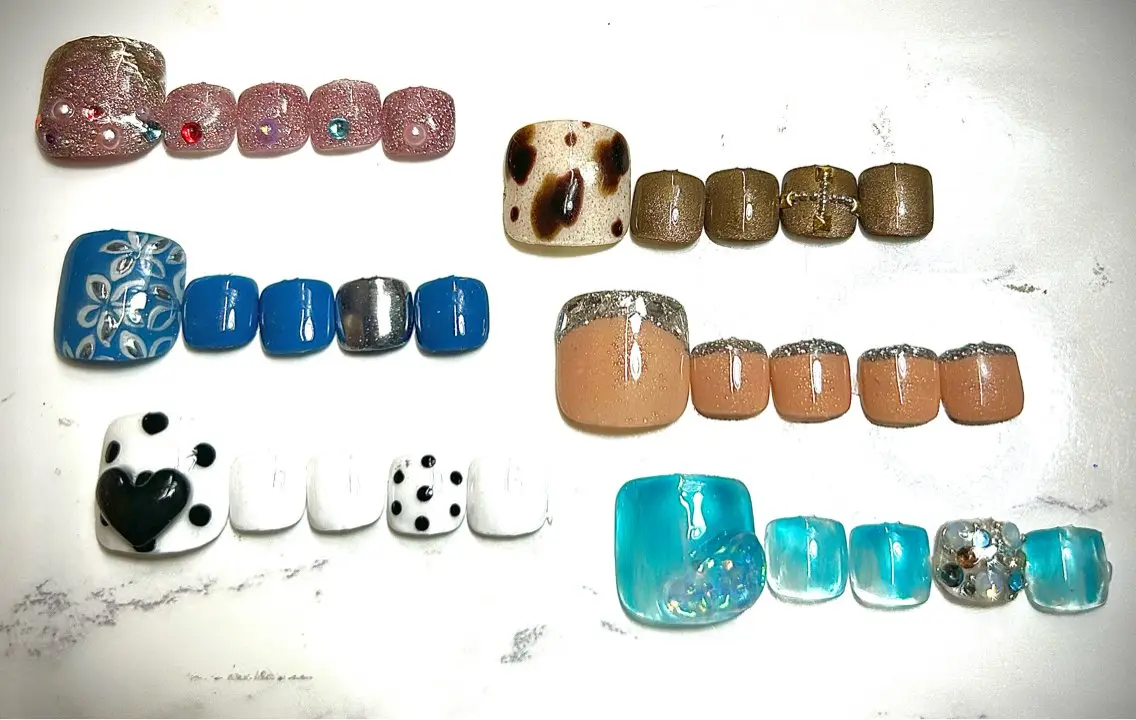 ネイル フットネイル one nailsalonのネイルデザイン