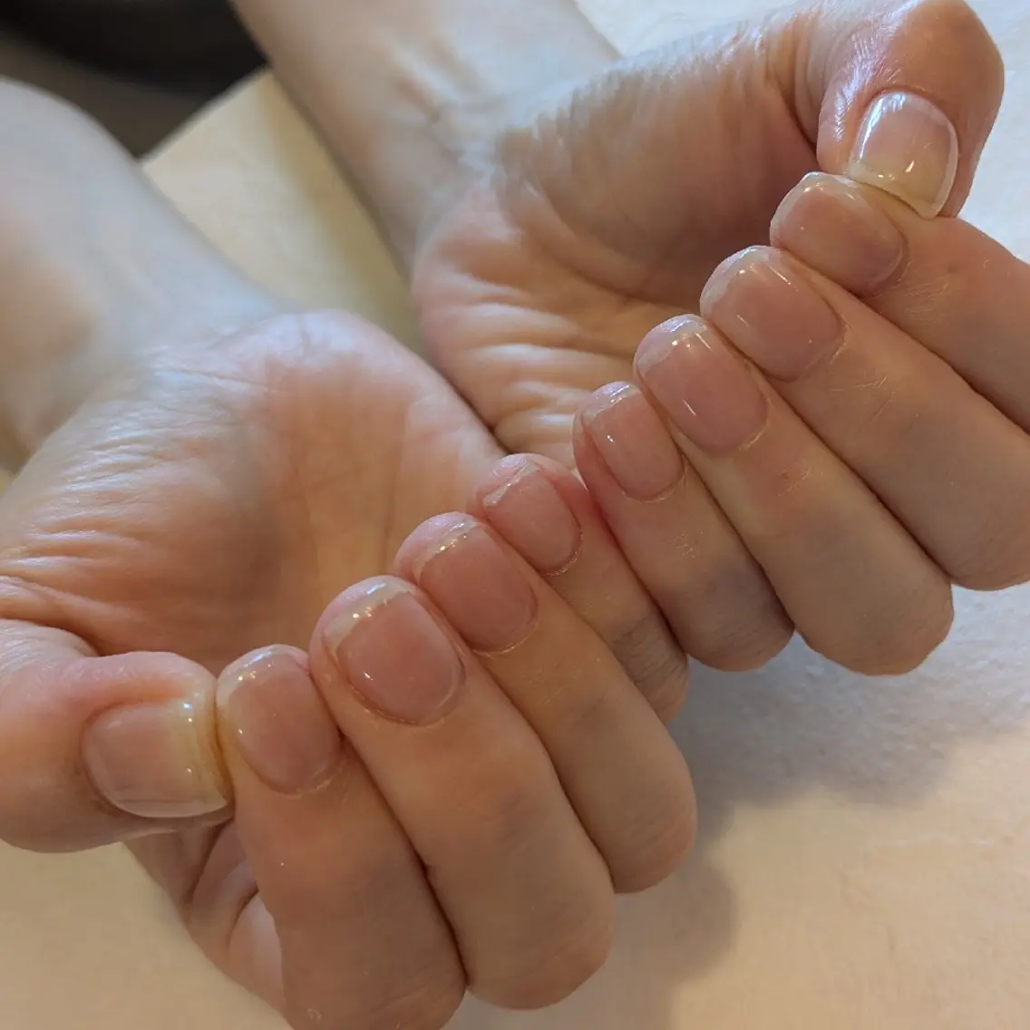 ネイル クリアネイル ジェヌインネイル 河内のネイルデザイン