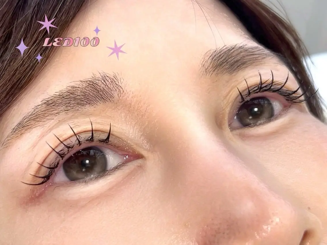 🎀オフ込みLEDエクステ100本🎀【アイシャンプー&コーティング束仕上げ可能】の写真