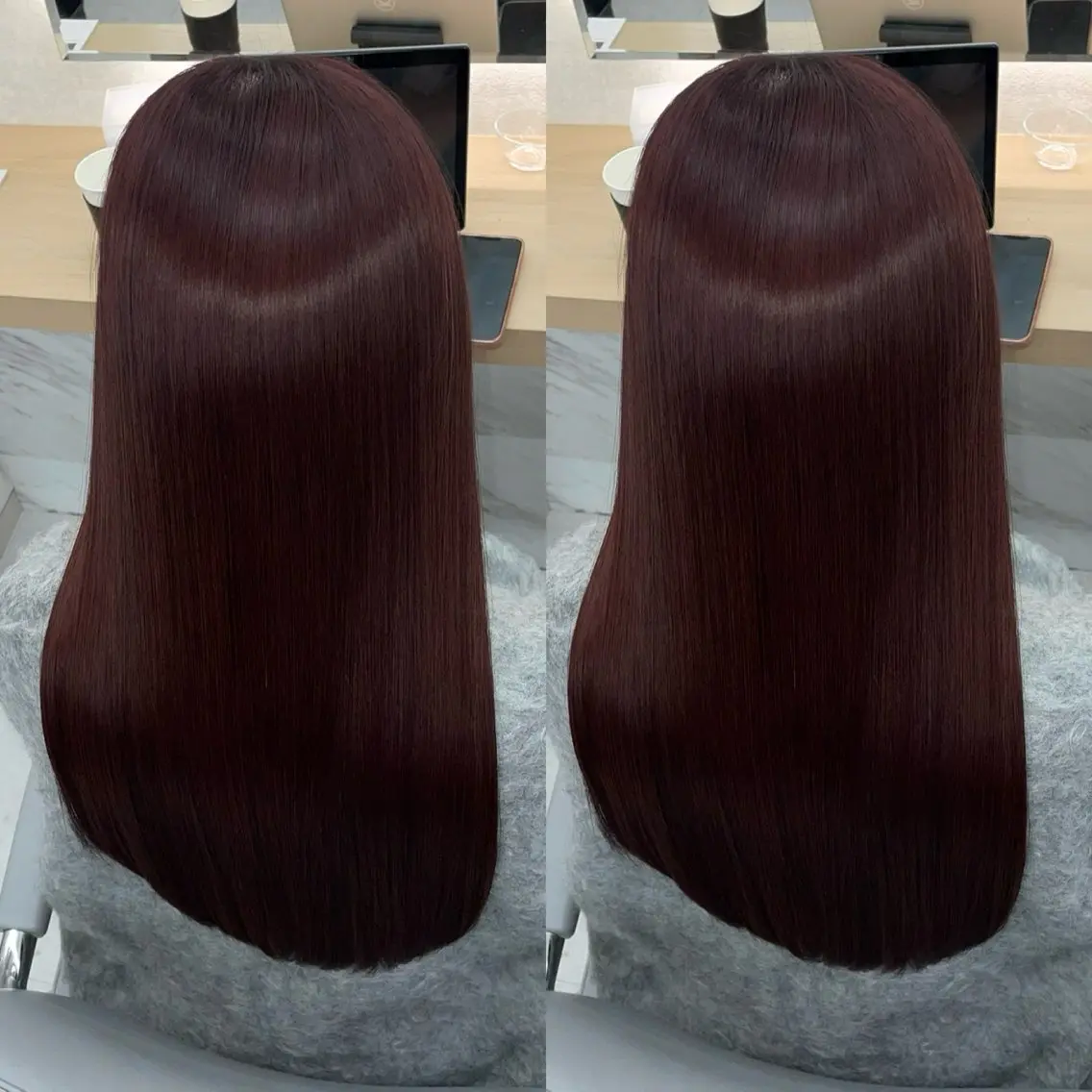 ロング カット ヘアカラー トリートメント 今話題の艶髪矯正 美艶カラー/FUKAのヘアスタイル