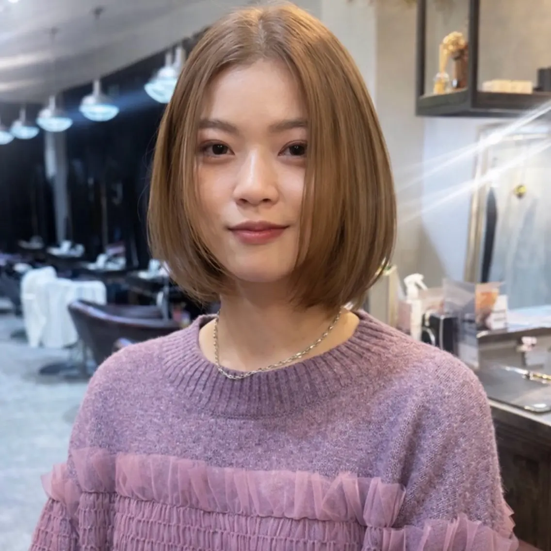ミディアム 髪質改善 /矢澤涼夏のヘアスタイル