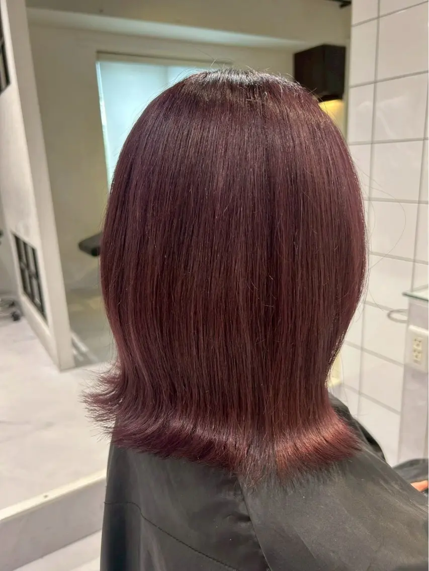 ロング カラー ヘアアレンジ メンズ ヘアカラー トリートメント さくら🍒 暖色カラー/髪質改善のヘアスタイル