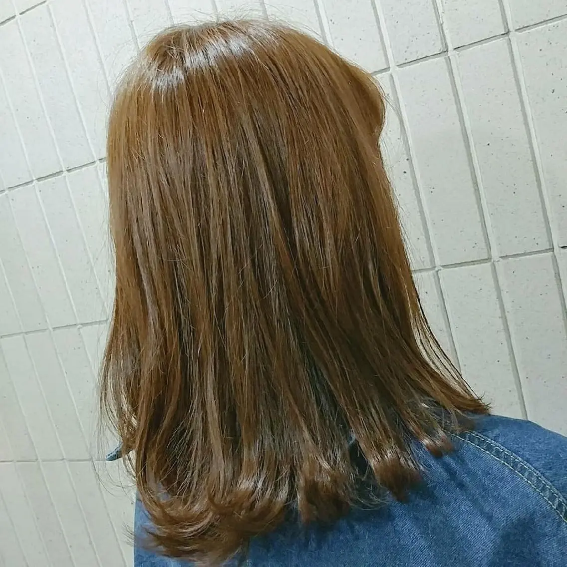 ミディアム Cecilhair 店長松本のヘアスタイル